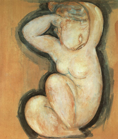 Amedeo Modigliani Caryatid 1913