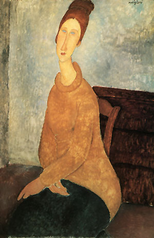 Amedeo Modigliani Yellow Sweater 1919