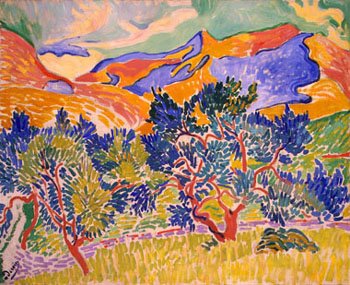 Andre Derain Mountains Collioure 1905