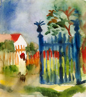 August Macke Garden Gate Gartentor