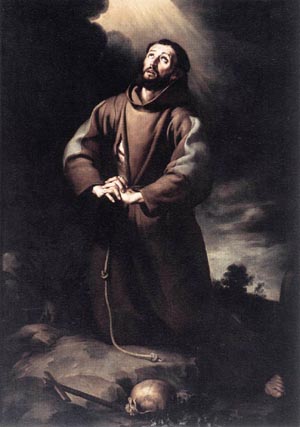 Bartolome Estaban Murrillo,St Francis at Prayer 1645