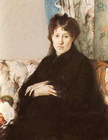 Berthe Morisot Portrait of Mme Pontillon 1871