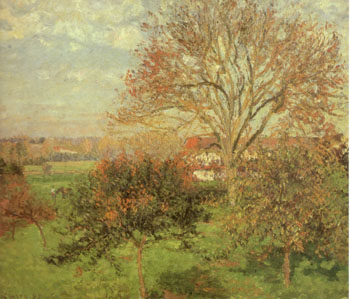 Camille Pissarro Autumn Morning at Eragny 1897