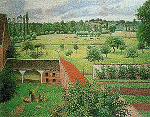 Camille Pissarro View from my Window Eragny