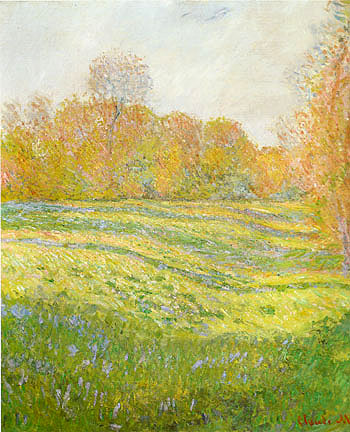 Claude Monet Meadow at Giverny 1886