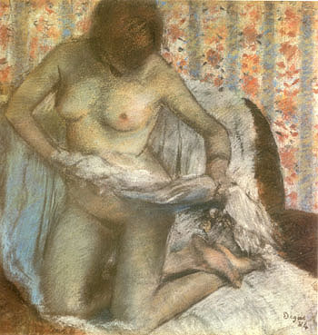 Edgar Degas After the Bath aka Woman Drying Herself
