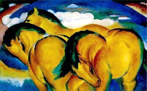Franz Marc Yellow Horses