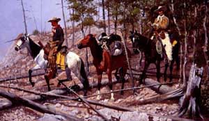 Frederic Remington Prospecting for Cattle Range 1889
