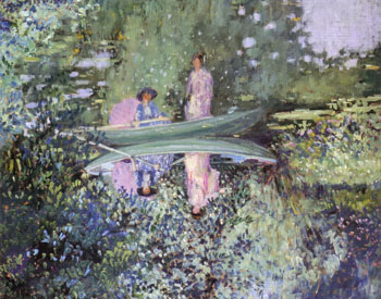 Frederick Carl Frieseke Gray Day on the River 1909