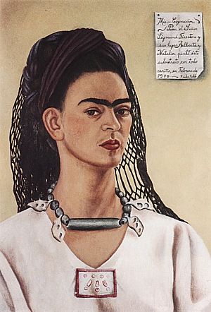 Frida Kahlo Self-Portrait Dedicated to Sigmund Firestone, 1940