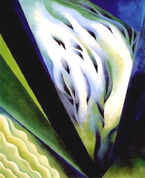 Georgia OKeeffe Blue and Green Music 1919