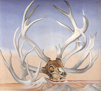 Georgia OKeeffe Form the Faraway Nearby Deers Horns Near Cameron 1937