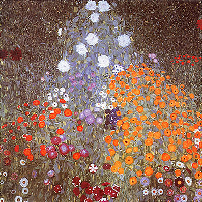 Gustav Klimt Flower Garden (1905)