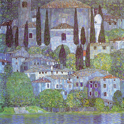 Gustav Klimt The Church in Cassone