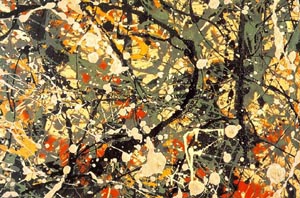 Jackson Pollock No 8 1949 Rectangle Detail