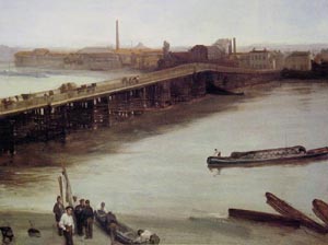 James McNeill Whistler Brown and Silver: Old Battersea Bridge 1859