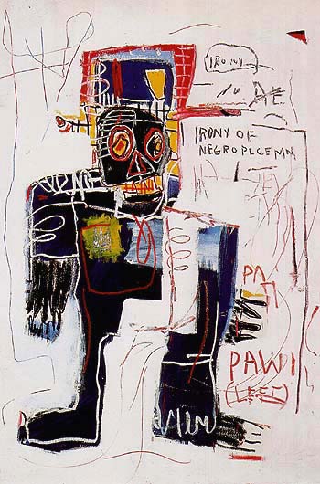 Jean-Michel-Basquiat Iiony of the Negro Policeman 1981