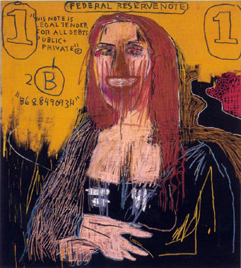 Jean-Michel-Basquiat Mona Lisa