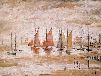 L-S-Lowry Sailing Boats 1930