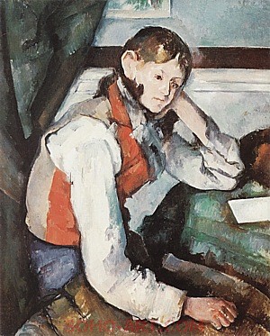 Paul Cezanne Boy in a Red Waistcoat, 1890-1895