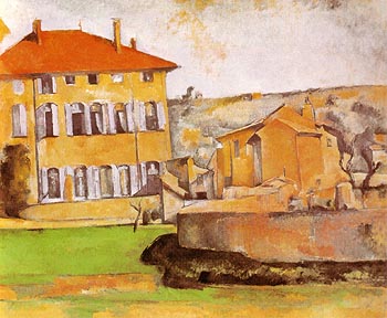 Paul Cezanne House and Form in Jas de Bouffan