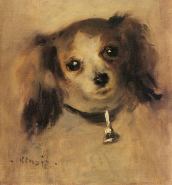Pierre Auguste Renoir Head of a Dog 1870