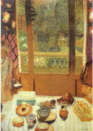Pierre Bonnard The Dining Room Overlooking the Garden 1930