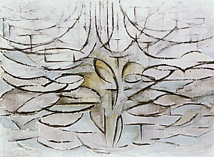 Piet Mondrian Apple Tree in Flower, 1912