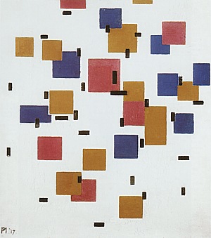 Piet Mondrian Composition in Colour A, 1917