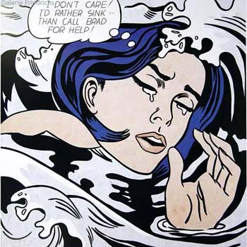 Roy Lichtenstein Drowning Girl