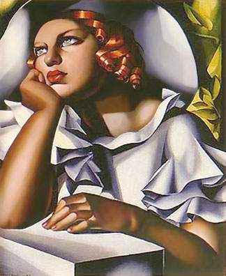 Tamara de Lempicka Eune Fille a la Fenetre