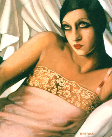 Tamara de Lempicka La Chemise Rose 1933