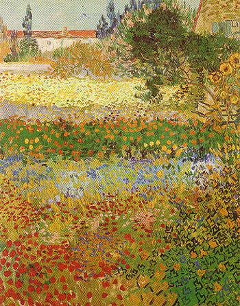 Vincent van Gogh Garden in Bloom 1888
