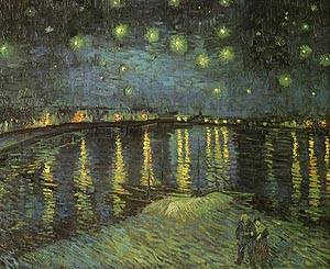 Vincent van Gogh Starry Night over the Rhone 1888