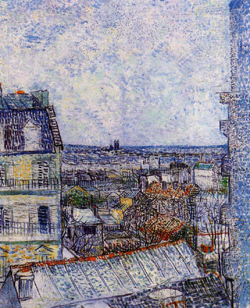 Vincent van Gogh View of Paris from Vincents Room in the Rue Lepic 1887 (2)