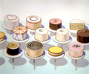 Wayne Thiebaud Cakes 1963