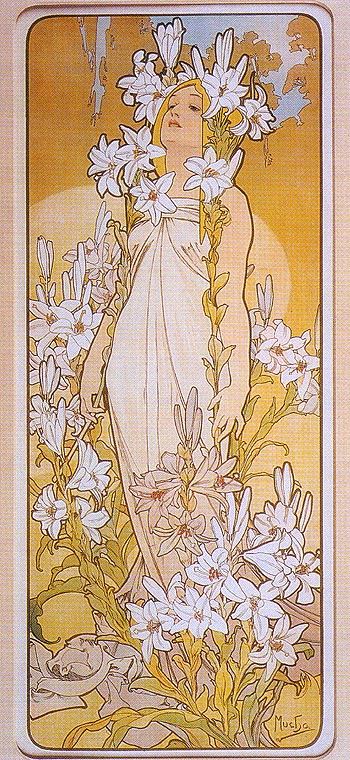 Alphonse Mucha Lily 1898