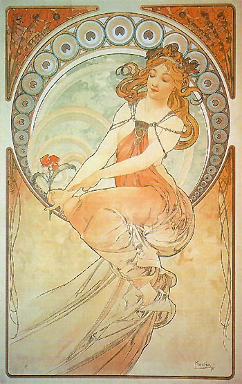 Alphonse Mucha Painting 1898