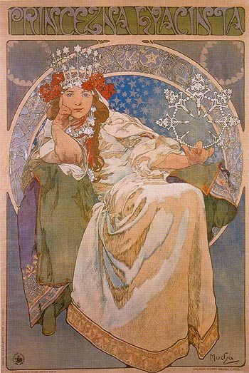 Alphonse Mucha Princess Hyacinthe 1911