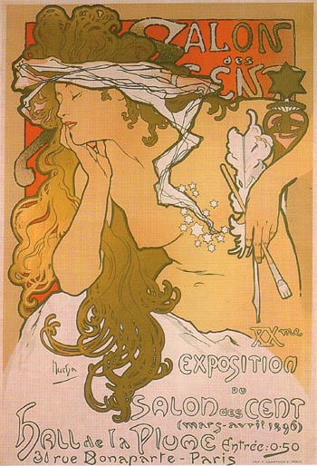 Alphonse Mucha Salon des Cent 20 1896