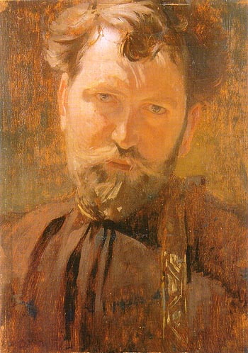 Alphonse Mucha Self Portrait 1899