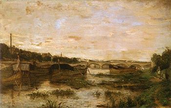 Berthe Morisot The Seine Below the Pont d Lena 1866
