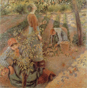 Camille Pissarro Apple Picking 1886