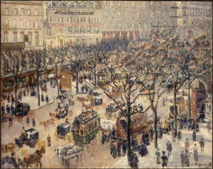 Camille Pissarro Boulevard des Italiens, Morning Sunlight 1897