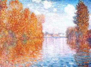 Claude Monet Autumn Argentuil 1873