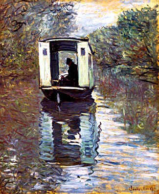 Claude Monet Le Bateau Atelier