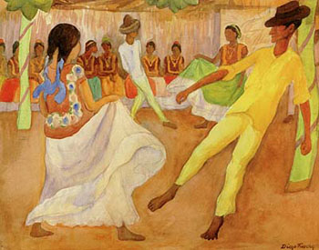 Diego Rivera Baile en Tehuantepec