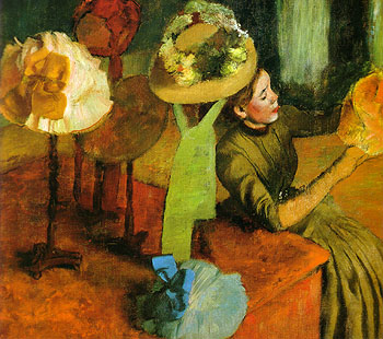 Edgar Degas THe Millinery Shop 1882