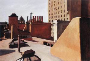 Edward Hopper City Roofs, 1932