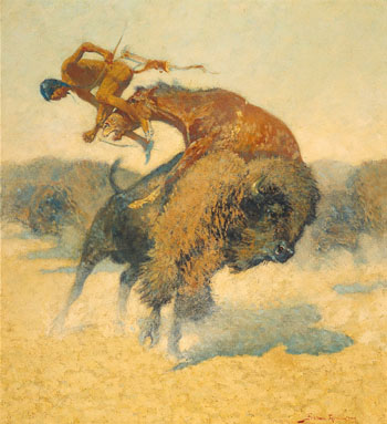 Frederic Remington Episode of a Buffalo Hunt